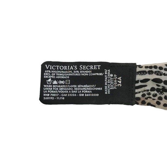 Victoria’s Secret BioFit Push Up Bra Size 34A - Picture 2 of 14